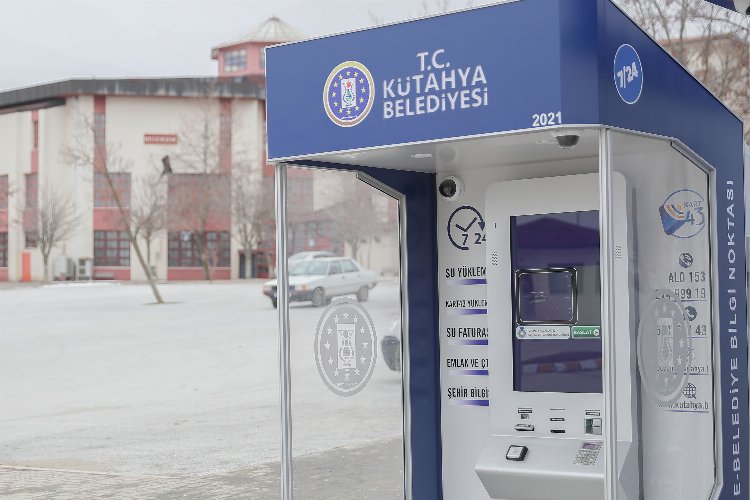 Kütahya Merkez Kampüs'te kart dolum kiosku 3'e yükseldi 