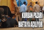 KURBAN PAZARI HAFTAYA AÇILIYOR