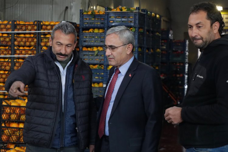 Kütahya'da Başkan Işık'tan Hal ziyareti