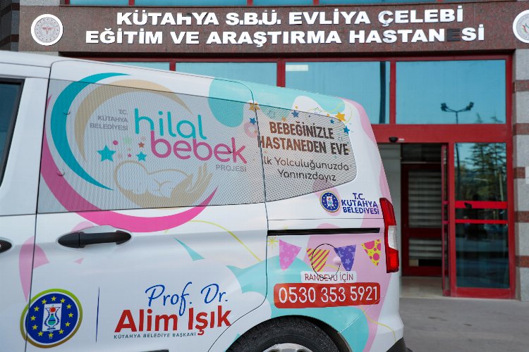 Kütahya'ya 'Hilal Bebek Taksi' geldi
