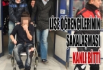 Liselilerin şakalaşması kanlı bitti