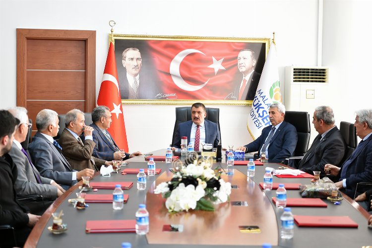 Malatya'da Türk Ocakları'ndan Başkan Gürkan'a ziyaret