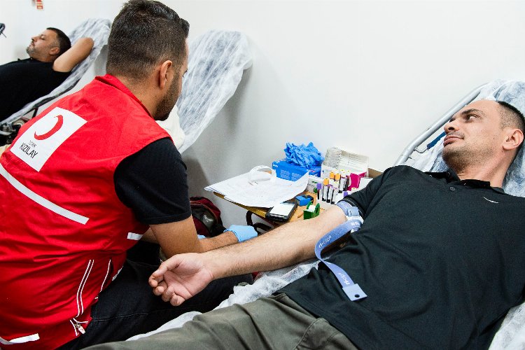 Malatya MASKİ personeli kanlarını bağışladı