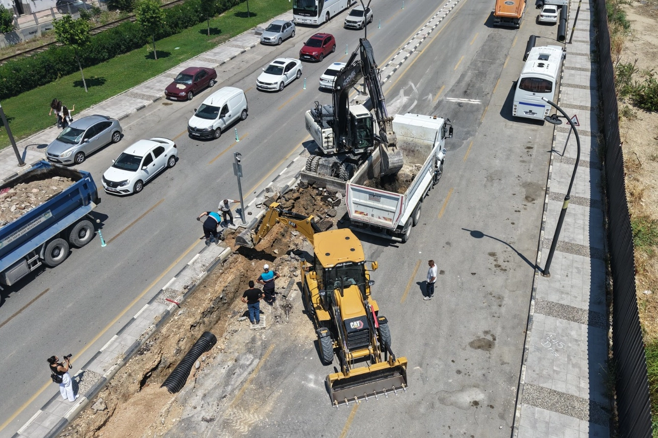 Manisa Cider Yolu’nda su baskınlarına kalıcı çözüm
