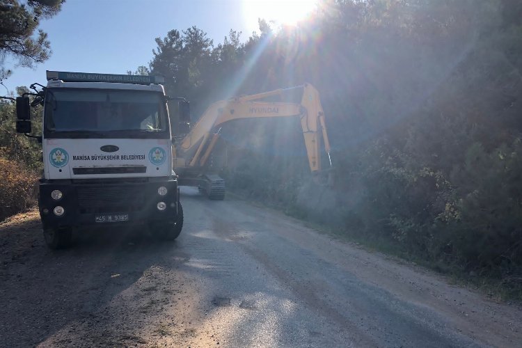 Manisa'da Ahmetli-Turgutlu arasında hummalı çalışma