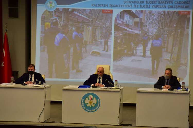 Manisa'da kaldırım işgallerine zapturapt!
