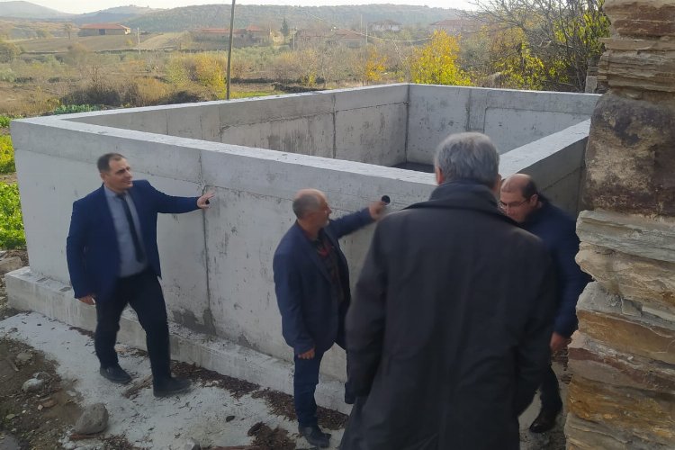 Manisa Kula'ya 50 metreküplük tarımsal havuz