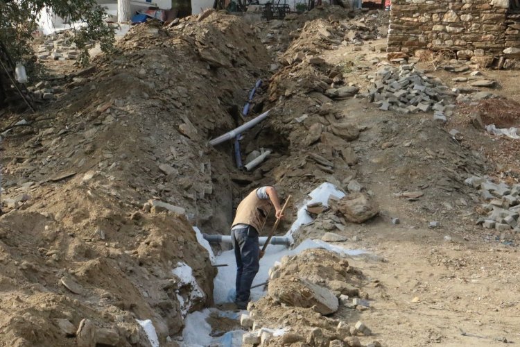 Manisa Salihli'de altyapı yatırımları sürüyor