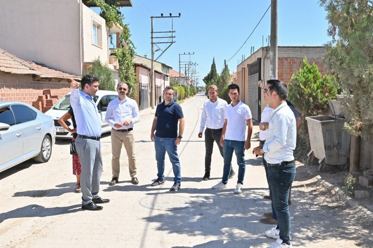 Manisa Salihli'de Kapancı'ya alt yapı ziyareti