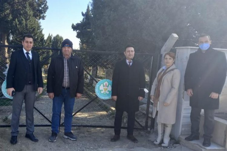 Manisa Salihli'de mezarlıkların güvenliği arttırıldı 