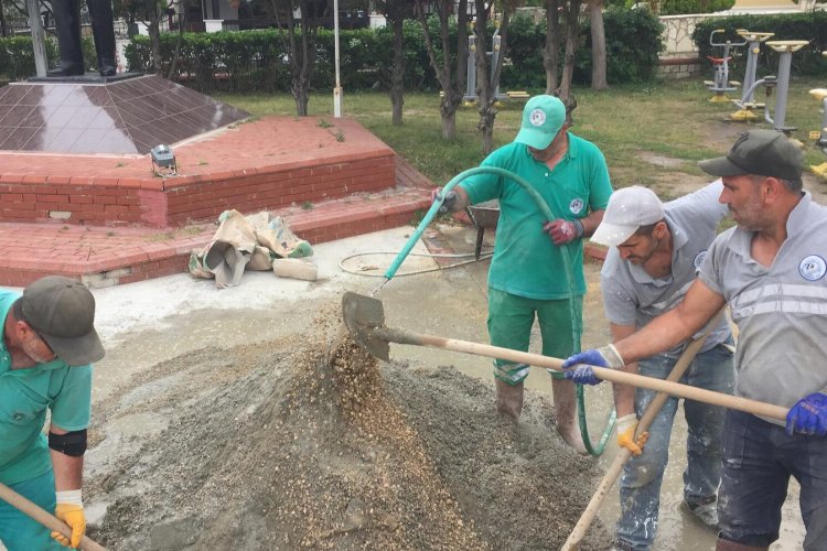 Milas'ta üstyapı çalışmalarına devam