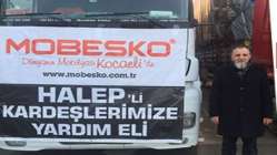 MOBESKO Halep’e bir TIR yardım gönderdi