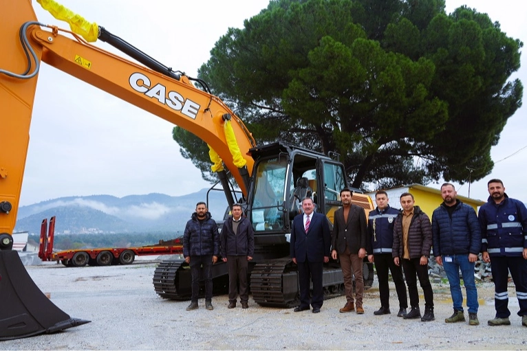 Muğla Milas'a TBB'den ekskavatör hibesi