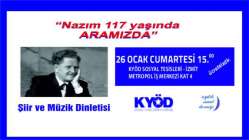 Nazım Hikmet Şiirlerle anılıyor