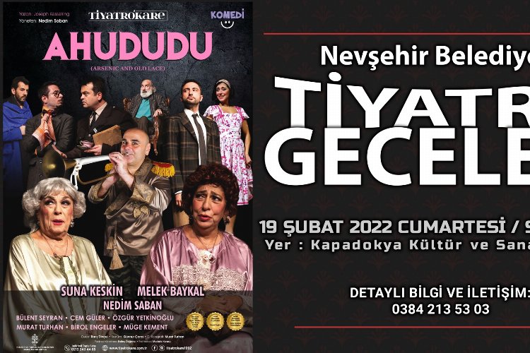 Nevşehir'de 'Ahududu' tiyatro oyunu 19 Şubat'a ertelendi 