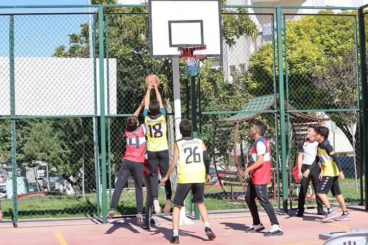 Nevşehir'de sokak basketbolunda yarı final heyecanı