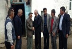 Öğüt, arazide çobanları, köyde köylüleri dinledi