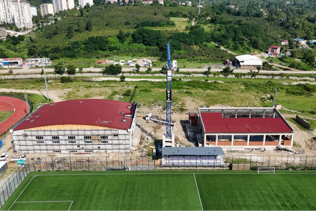 Ordu Altınordu'da sporculara modern spor tesisi