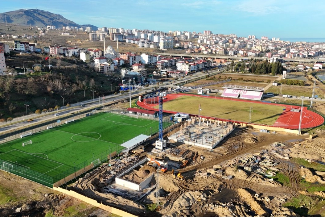 Ordu Altınordu’ya modern spor kompleksi yükseliyor