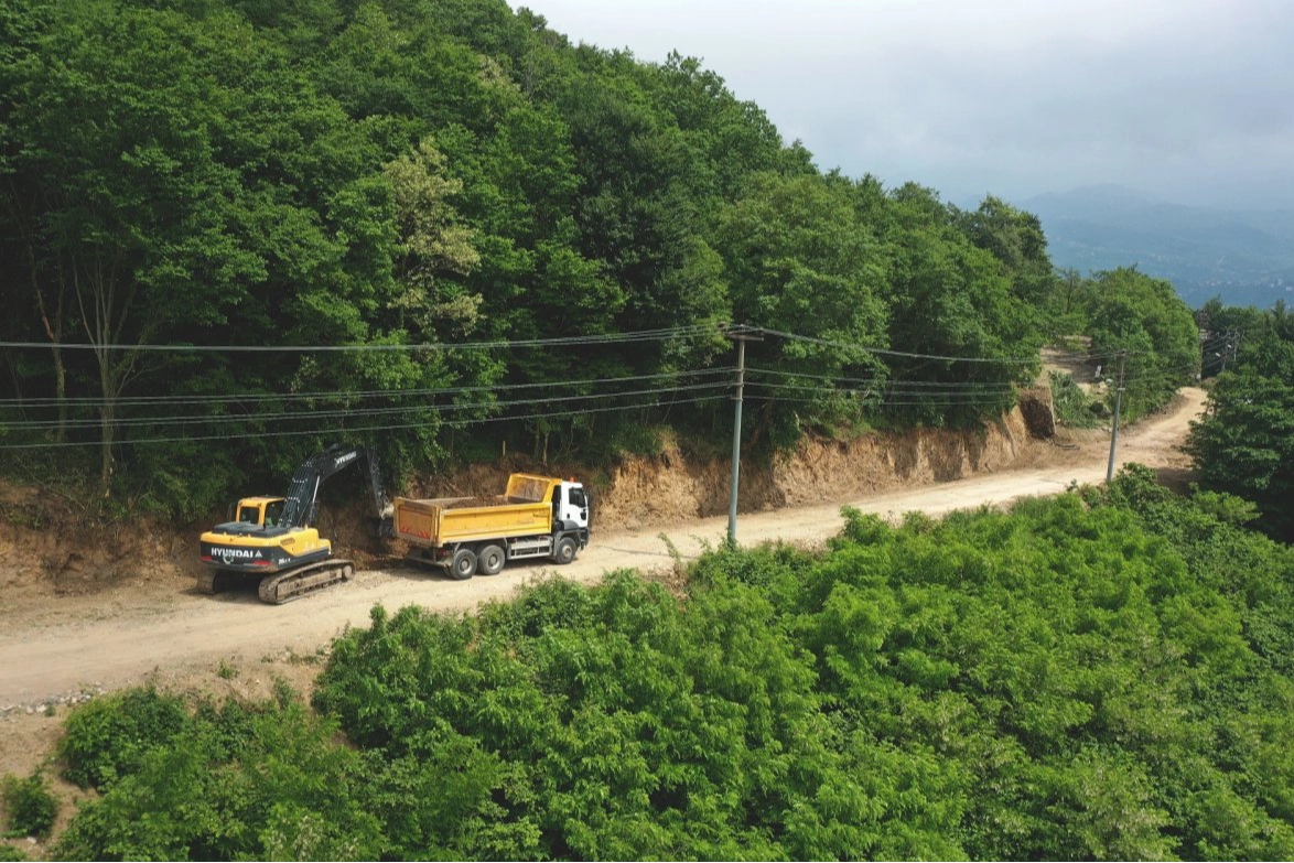 Ordu Büyükşehir’den Boztepe yoluna güvenli dokunuş