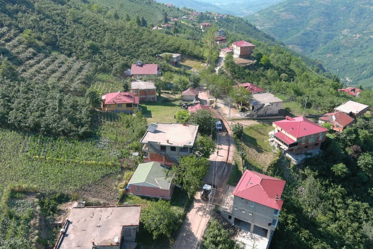 Ordu’da Belenyurt’a içme suyu hattı