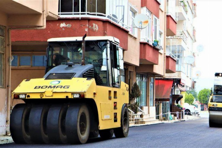 Perşembe'nin merkezi de asfaltlanıyor