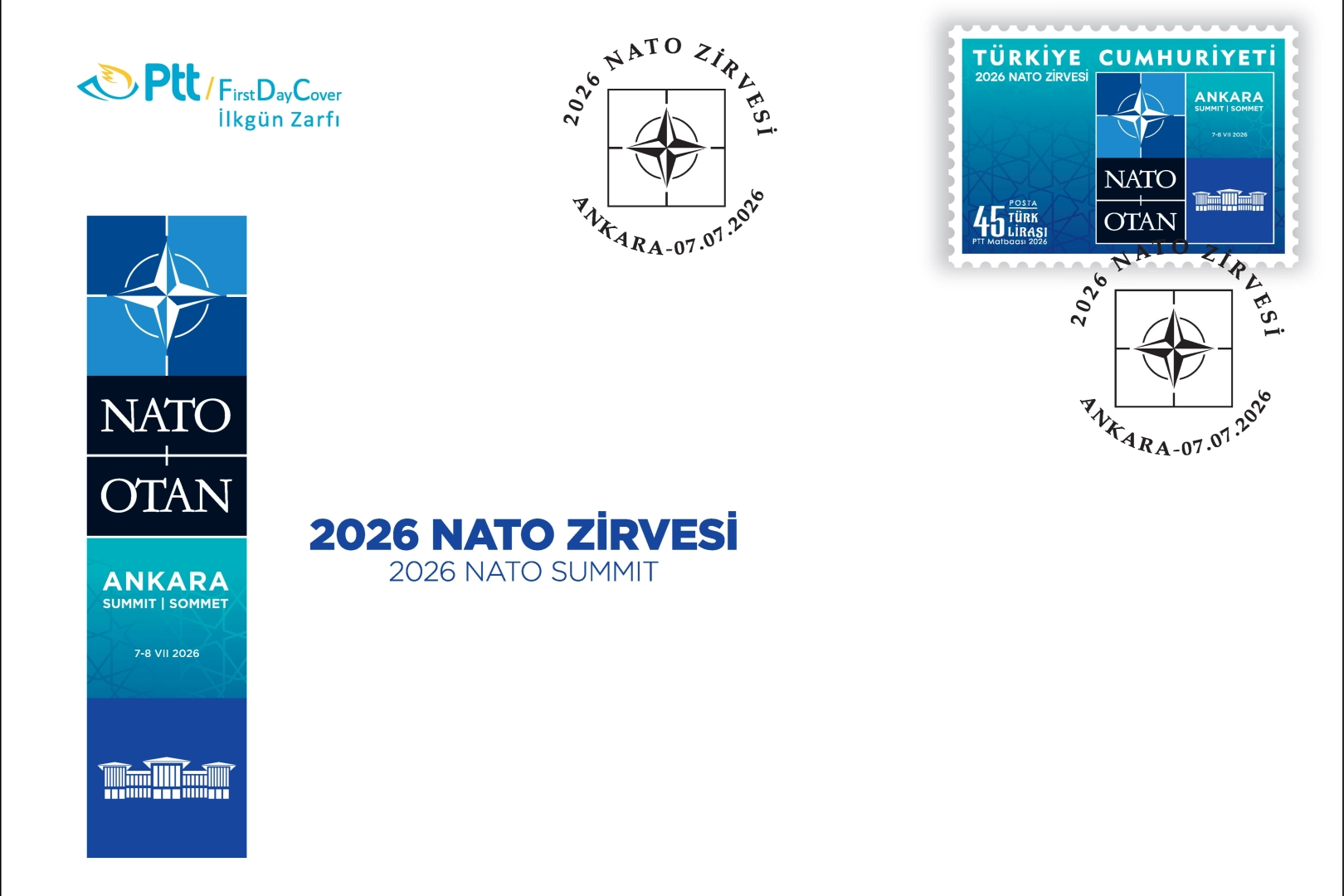 PTT'den 2026 NATO Zirvesi'ne özel pul