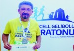 Rıdvan Şükür, Gelibolu Maratonu’nda koştu.