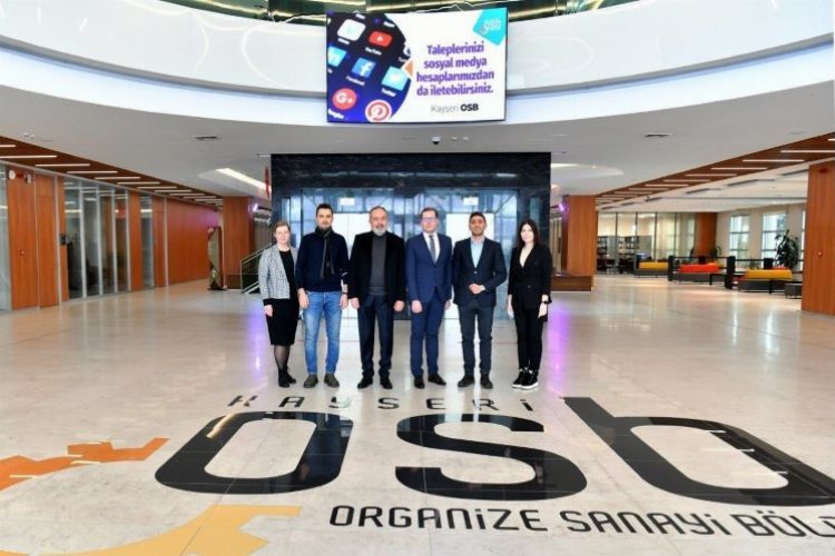Rus heyet Kayseri OSB'de 