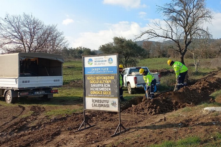 Sakarya'da Pamukova Bayırakçaşehir’e yeni içme suyu hattı