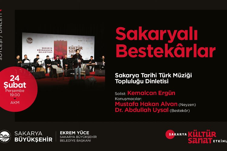 Sakarya'da söyleşi ve dinletiler devam edecek 