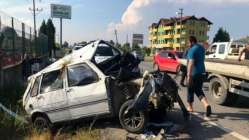 Sakarya’da trafik kazası 2’si çocuk 6 yaralı