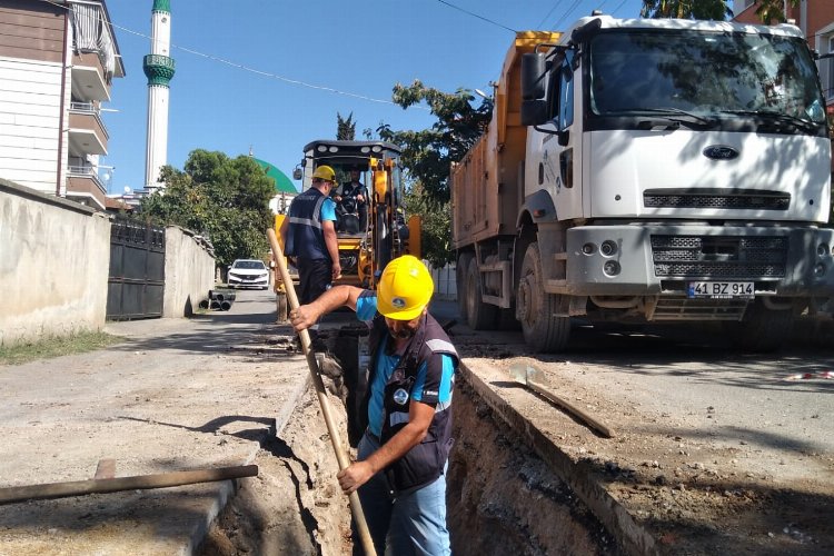 Sakarya Ferizli'de altyapı çalışmaları sürüyor