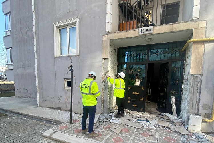 Sakarya'nın mühendisleri hasar tespit için İskenderun’da