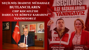Seçilmiş İradeye Müdahale Tepkisi: Butlancıların CHP Kocaeli'de Darıca ve Körfez Kararını Tanımıyoruz