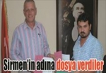 Sefa Sirmen adına aday adaylığı dosyası