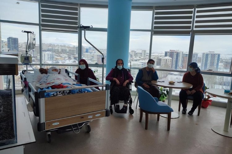 Sivas'ta hasta ve hasta yakınlarına moral etkinliği 