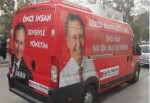 Tarhan'dan Dumlu'ya Seçim Minibüsü