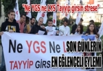 TGB’LİLERDEN SINAVLARA EĞLENCELİ ELEŞTİRİ