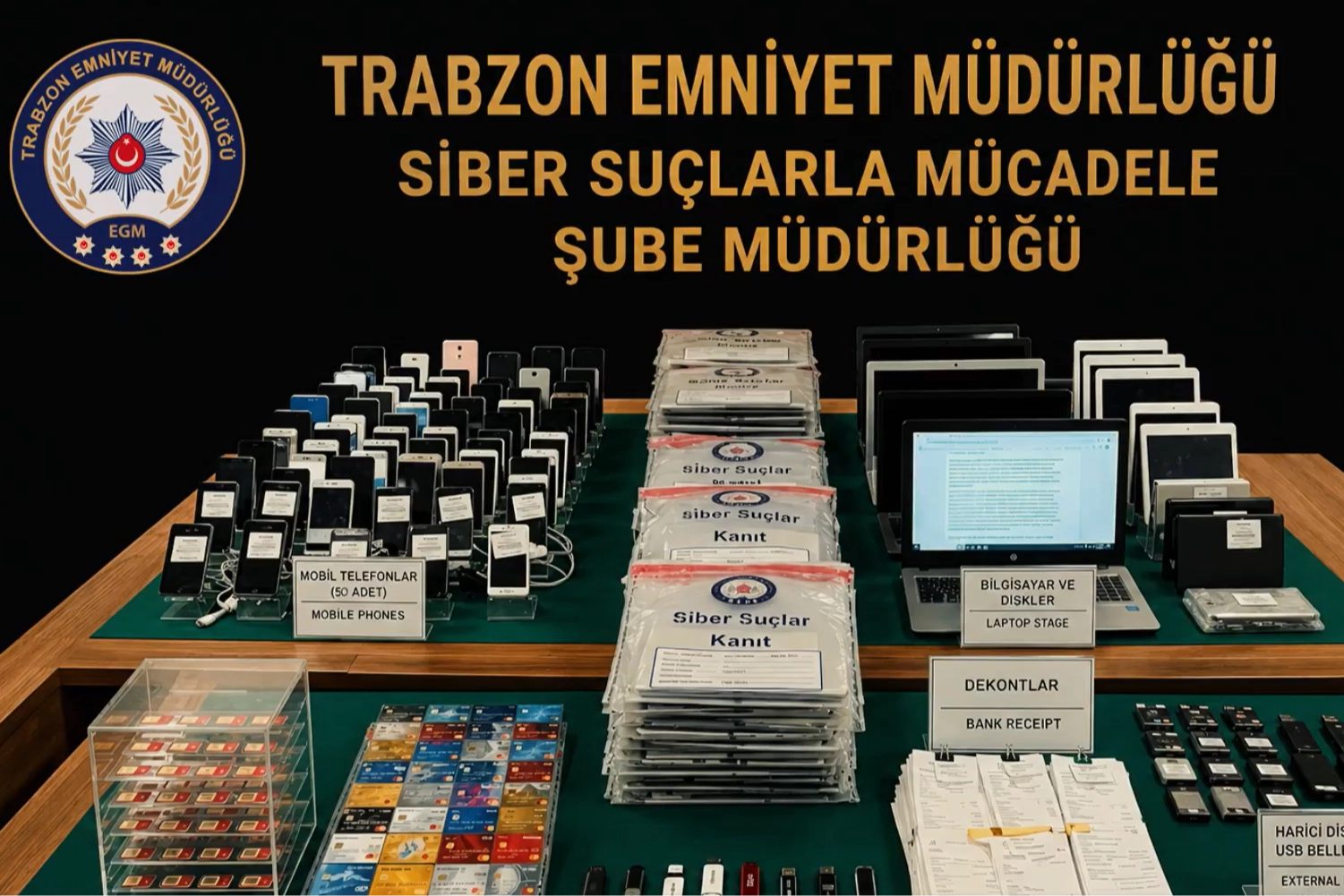 Trabzon merkezli yasa dışı bahise 14 tutuklama