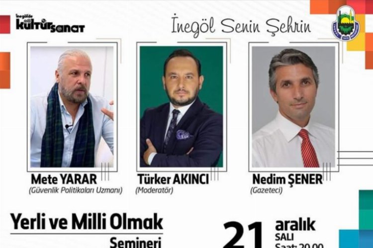 Türkiye gündemi Bursa İnegöl'de konuşulacak 