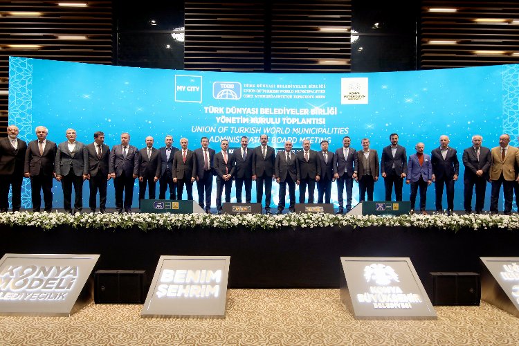 Türk Dünyası Belediyeler Birliği Konya'da toplandı