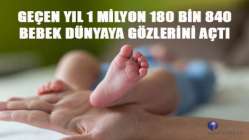 Türkiye’de 1 milyon 180 bin 840 bebek dünyaya geldi