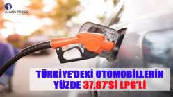 Türkiye’deki otomobillerin yüzde 37,87’si LPG’li