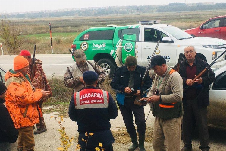 Uzunköprü'de avcılara yönelik denetim