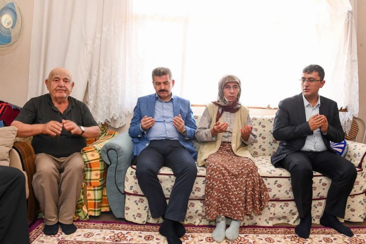 Vali Ergün’den şehit Mehmet Özen’in ailesine ziyaret