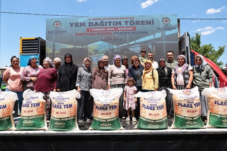 Yem Desteği Projesi üreticiye can suyu oldu