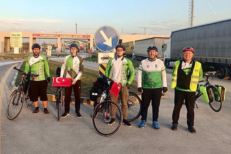 Yeşilaycılar 'sınırsız dostluğa' pedalladılar