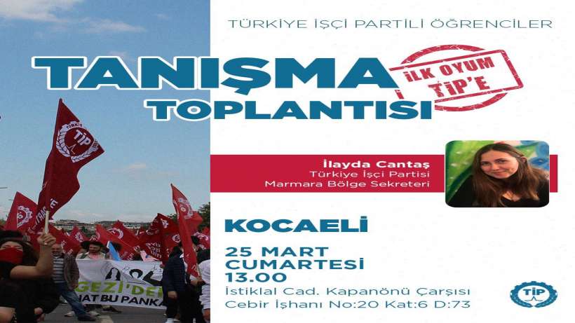 TİP Gençlik İzmitte buluşuyor