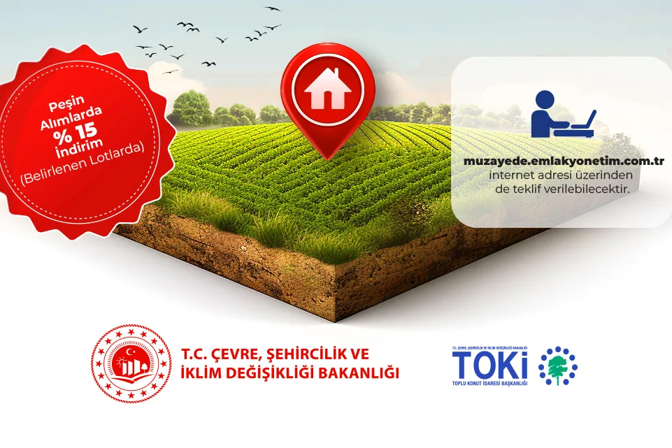 TOKİ’den 61 ilde 725 arsayı satışa çıkardı